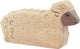 Holztiger schaap, liggend. 10,5 cm.