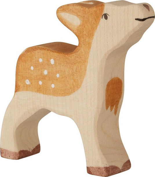 Holztiger reekalf. 9 cm.