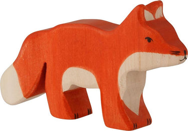 Holztiger vos, klein. 11 cm.