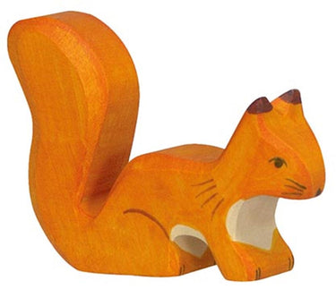 Holztiger eekhoorn, staand, oranje. 7,5