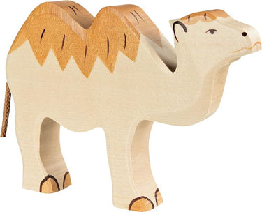 Holztiger kameel. 18 cm.