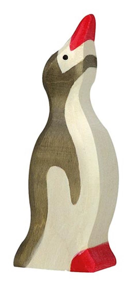 Holztiger pinguïn, klein, kop omhoog. 3