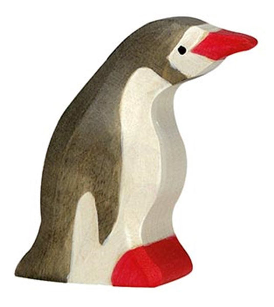 Holztiger pinguïn, klein, kop naar vore