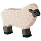 Holztiger schaap. 11x2,2x8,3 cm. 3+