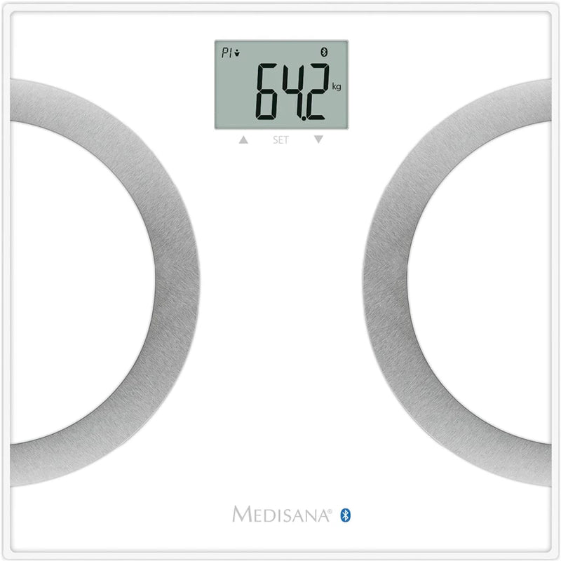 Load image into Gallery viewer, Medisana lichaamsanalyse weegschaal bs 445 wit 180 kg 40441
