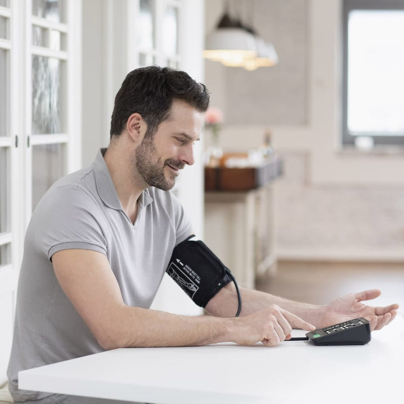 Load image into Gallery viewer, Medisana medisana bloeddrukmeter bu 582 bovenarm zwart
