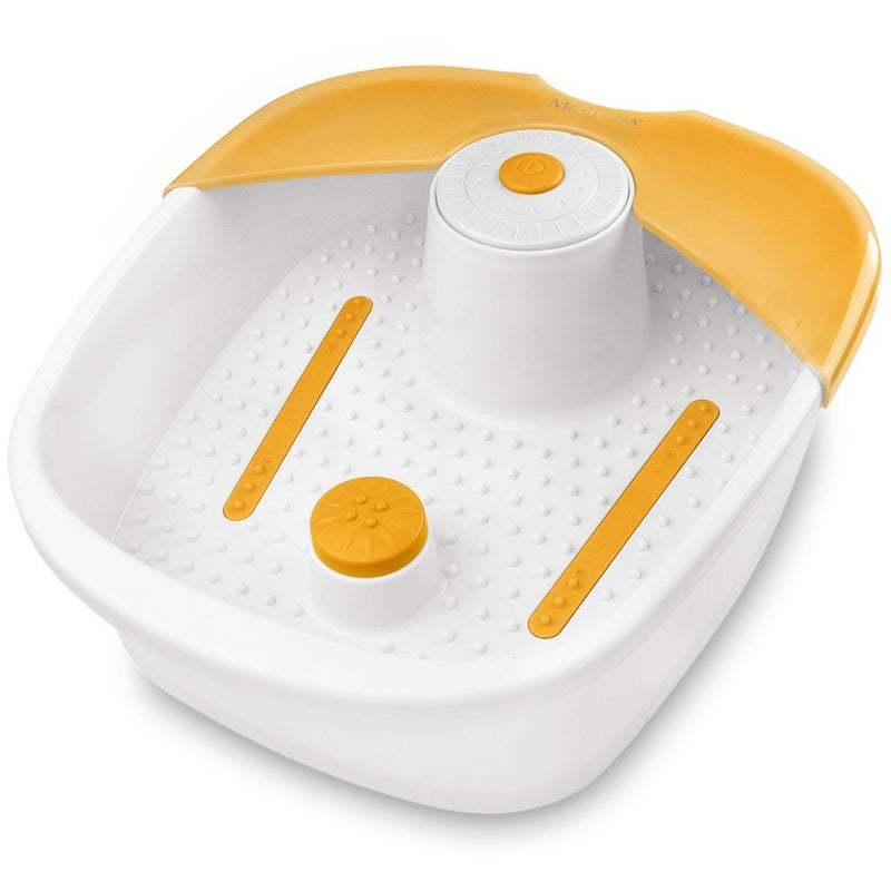 Load image into Gallery viewer, Medisana fs881 voetbubbelbad wit geel
