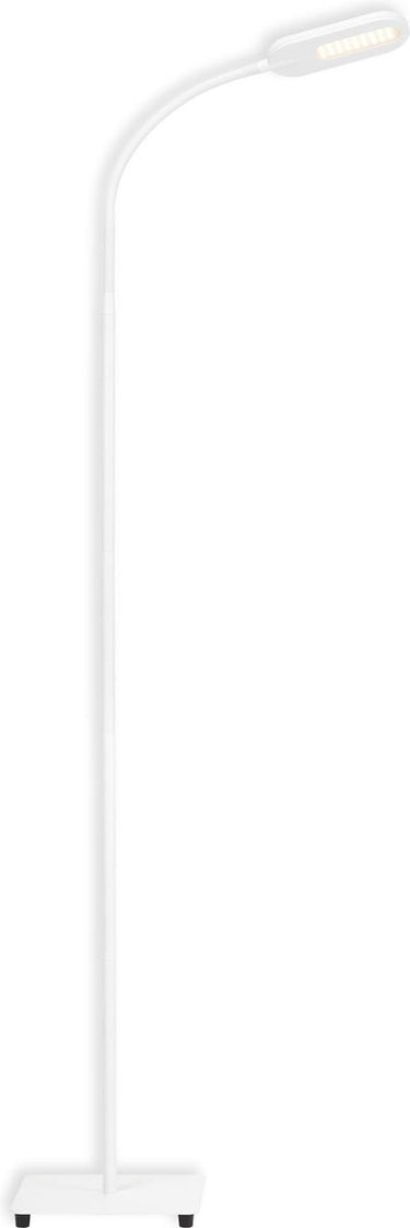 Briloner office step - led vloerlamp - witte staande lamp - met cct kleurtemperatuurregeling - dimbaar - met touch - kantelbaar - 128cm
