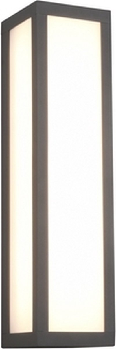 Trio fuerte - wandlamp - antraciet - incl. 1x smd 10,5 w - voetschakelaar - buitenverlichting - ip54