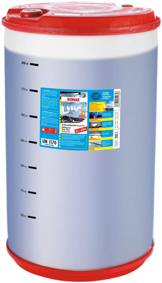 Sonax scheibenfrostschutz antifrost klarsicht anti-rust+clear view 200 concentrate pvc.drum