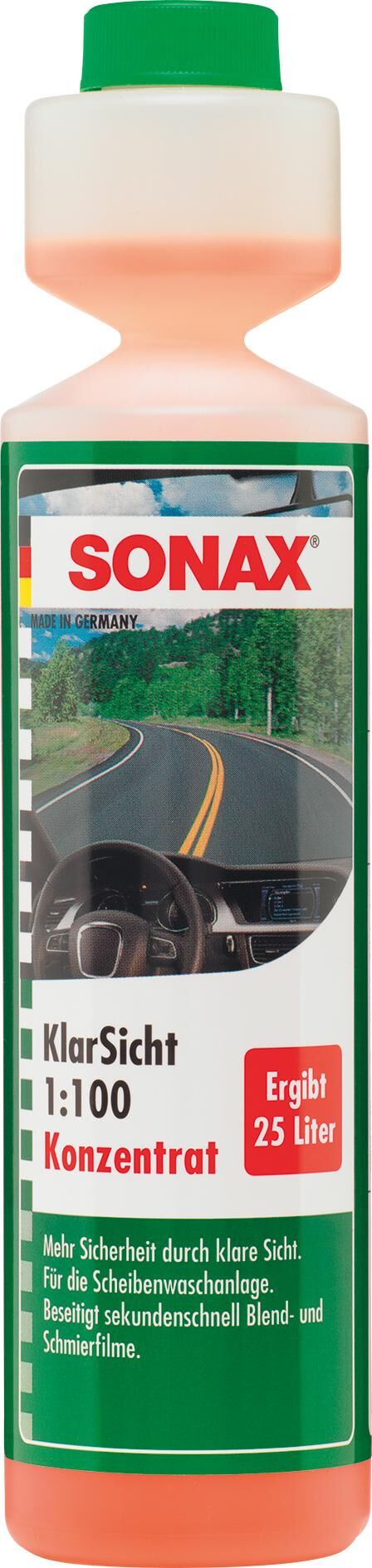 Sonax ruitenreiniger klarsicht 1:100 clear 250 ml