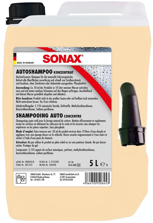 Sonax autoshampoo shampoo 5ltr kanister