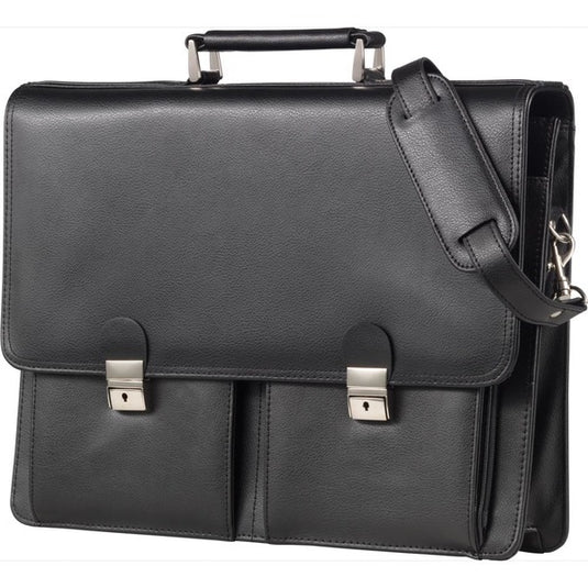 Juscha ju-47118 aktentas alassio veneto 22 x 42 x 10 cm zwart