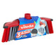 Vileda 3action bezem binnen rood grijs