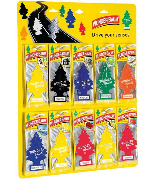 Wunder-baum geurbomen luchtverfrisser wunderbaum tafel berlin 120 pieces assorted
