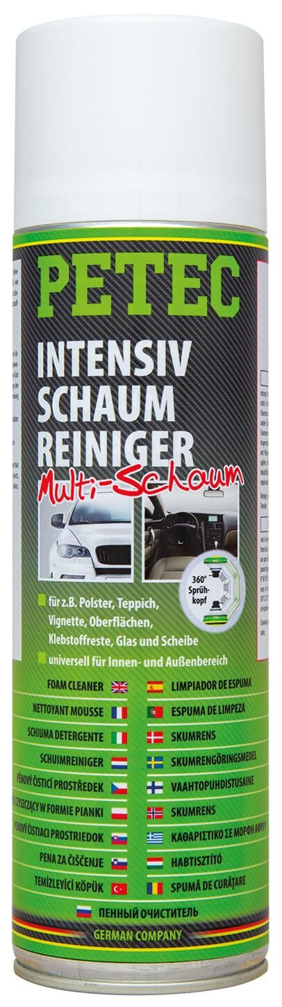 Petec universeel schoonmaakmiddel intensivschaumreiniger intensive foam cleaner 500 ml