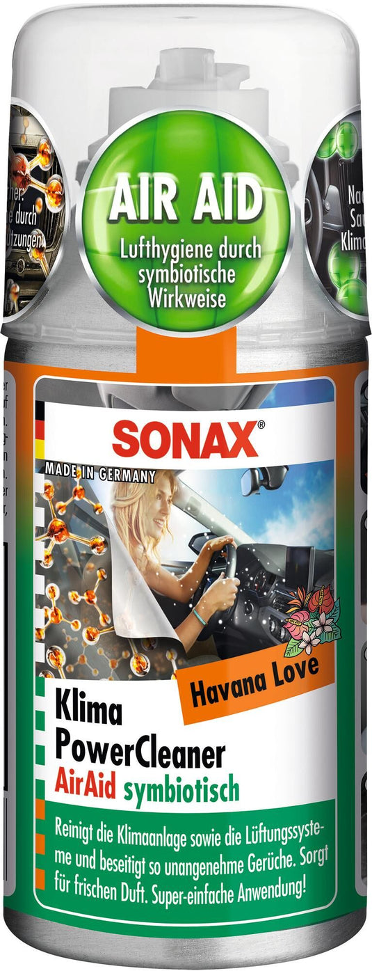 Sonax aircoreiniger klimapowercleaner airaid . klimapowercleaner 100 ml havana love