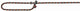 Trixie Hondenriem mountain rope retriever zwart oranje