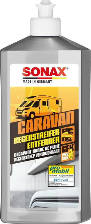 Sonax spezialreiniger caravan regenstreifenentferner rain stripe remover 500 m