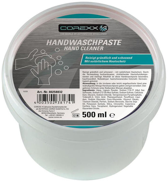 Corexx handreiniger handwaschpaste handwash paste 500ml