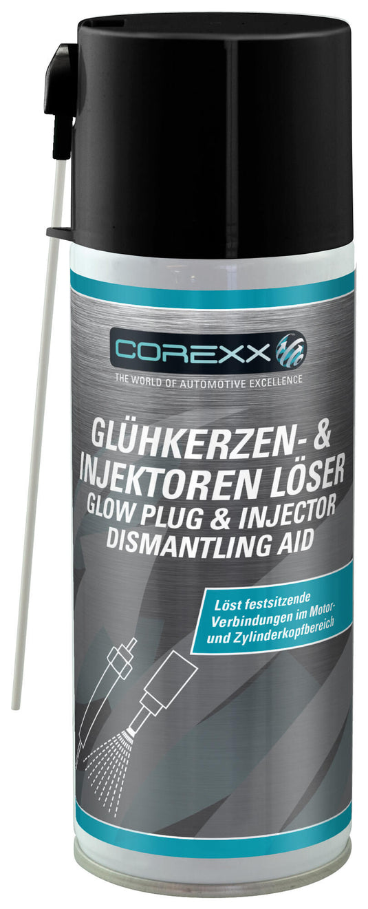 Corexx speciaalreiniger gloeibougie- en injectorverwijderaar inject glow plugsl 400 ml