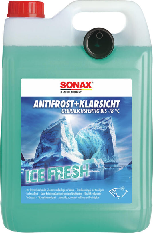 Sonax antivriesbescherming voorruit anti-vries clearsight . antif.klarsicht 5 l -18c ice-fresh