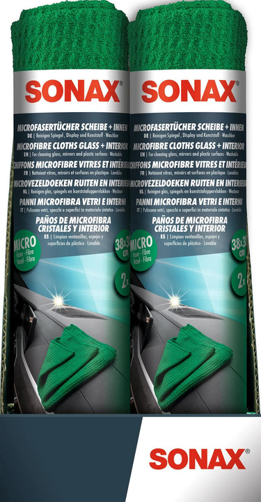 Sonax microfasertuch scheibe+innen microfibre cloth inside
