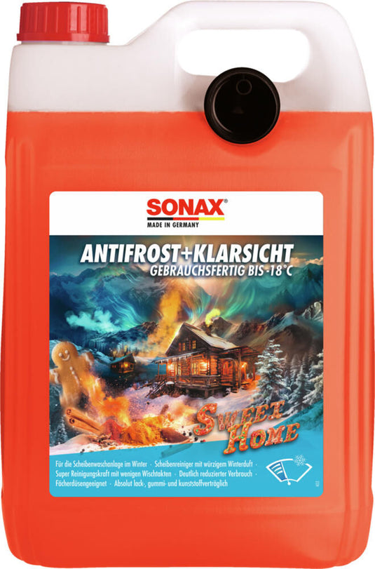 Sonax antivriesbescherming voorruit anti-vries clearsight . antif.klarsicht 5 l -18c sweet home