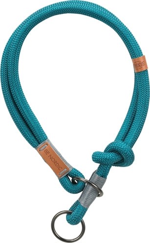 Load image into Gallery viewer, Trixie halsband hond be nordic halfslip petrol lichtgrijs
