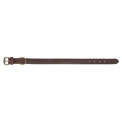 Load image into Gallery viewer, Trixie halsband hond rustic vetleer donkerbruin
