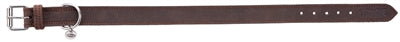 Trixie halsband hond rustic vetleer donkerbruin