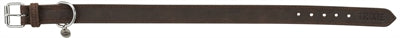 Load image into Gallery viewer, Trixie halsband hond rustic vetleer donkerbruin
