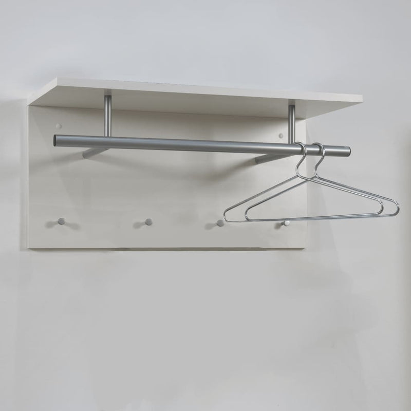 Load image into Gallery viewer, FMD FMD Wandkapstok 72x29,3x34,5 cm wit
