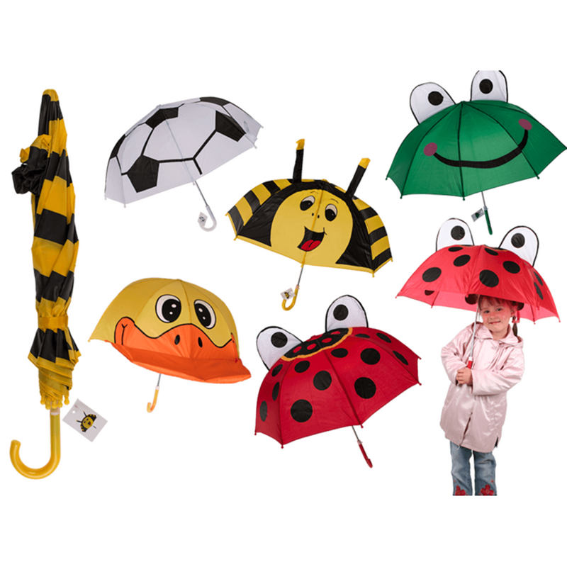 ギャラリービューアに画像をロードする, Kinderparaplu. d: ca. 70 cm. 5 assortie
