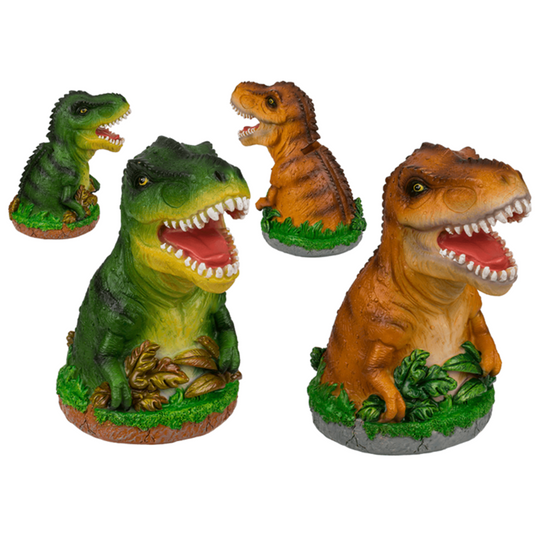 Spaarpot, dinosaurus, ca. 13 x 15 cm. 2