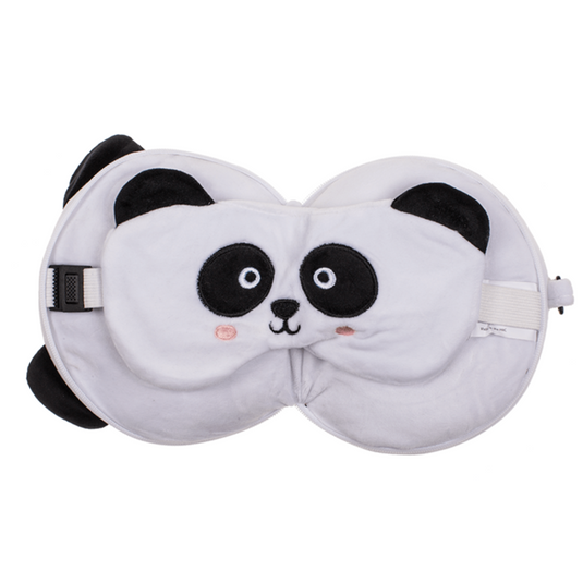 Kinder pluche reiskussen met oogmasker p