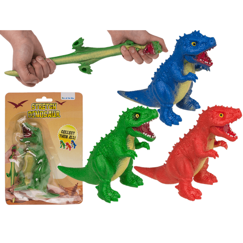 Afbeelding laden in galerijviewer, Strech dino, 13 cm, 3 ass. 12 stuks.
