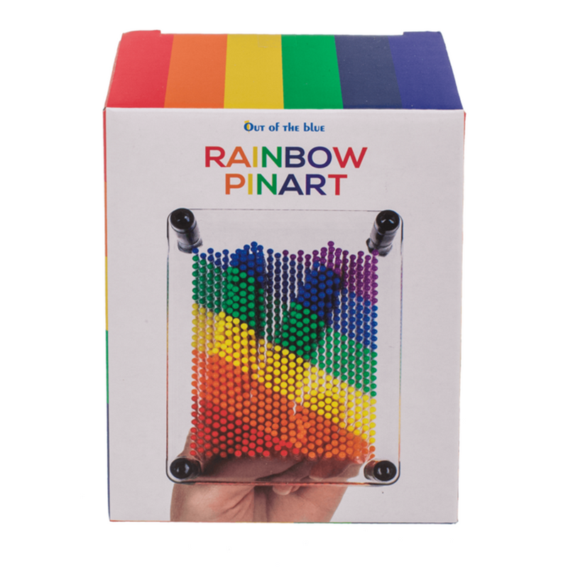 ギャラリービューアに画像をロードする, Pin art regenboog. ca. 12x9 cm. kunstof.
