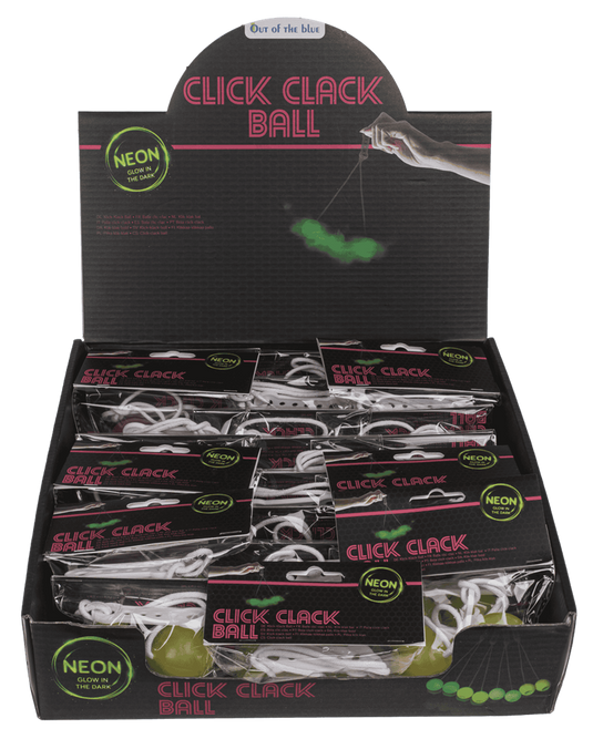 Dsp. klick-klack bal. glow in the dark.