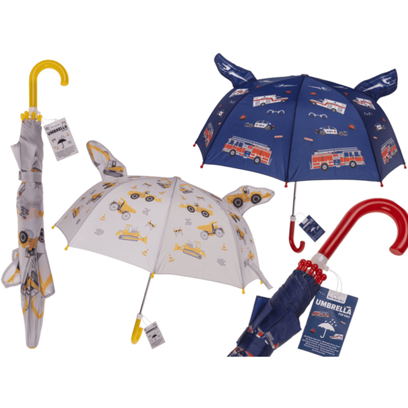 Afbeelding laden in galerijviewer, 3d kinderparaplu. d: ca. 70 cm. 2 assort
