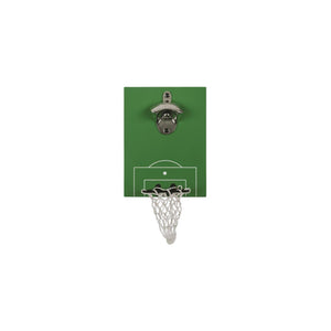 Ootb flesopener voetbalveld met goal 20x15cm