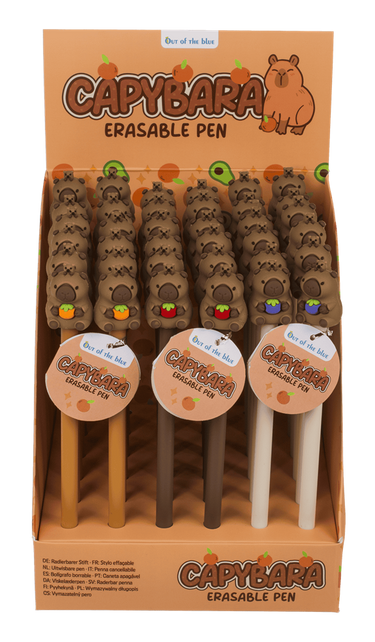 Dsp uitwisbare pen, capybara. 3 ass. 36