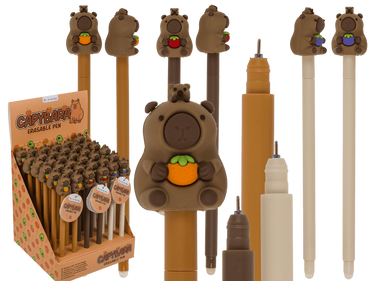 Dsp uitwisbare pen, capybara. 3 ass. 36