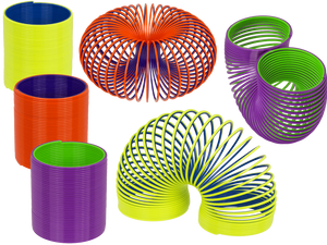 Dsp traploper, tweekleurig. 9 cm. plasti