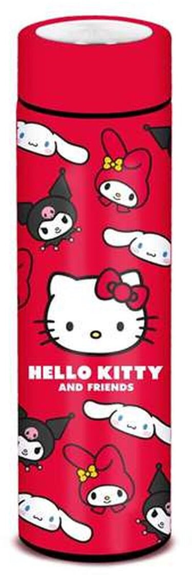 Karactermania - hello kitty - slimme thermosfles 500 ml – blauw – rvs