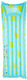 Swim essentials - luchtbed - 177 x 67 x 19 cm - citroen - blauw groen