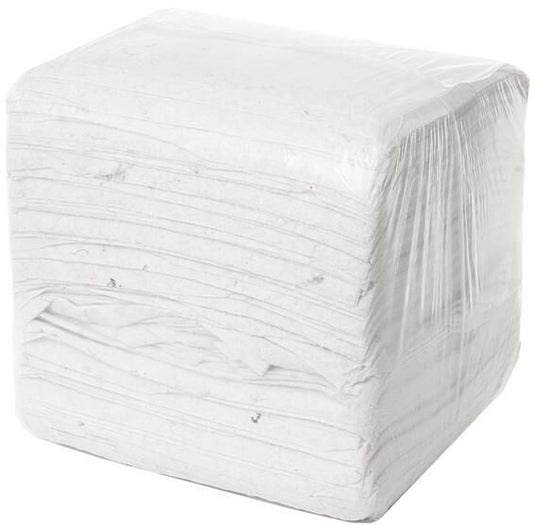Elos poetsdoek fleece plaster.38x40cm 10 ca.350 towels white