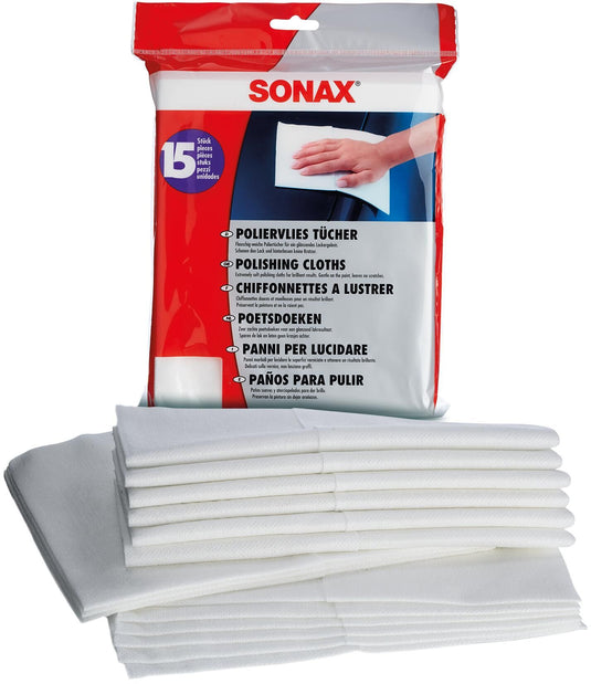 poetsdoeken 20 x 25,7 cm synthetisch wit 15 stuks