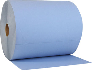 Nordvlies putzpapier basic-line cleaning roll blue 3-ply 500 sheet ve 2rl