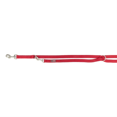 Trixie hondenriem premium verstelbaar tweelaags rood